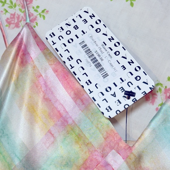 CAMI NYC TOP Raven Printed Silk Top NWT Size L - Picture 5 of 8